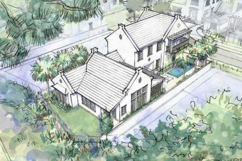 House in Inlet Beach, Florida 4 bedrooms, 273.97 sq.m. № 590372 - photo 1