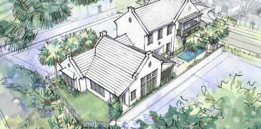 House in Inlet Beach, Florida 4 bedrooms, 273.97 sq.m. № 590372