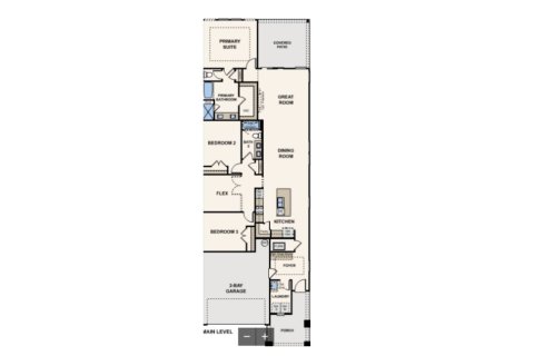 House floor plan «House», 3 bedrooms in Concourse Crossing