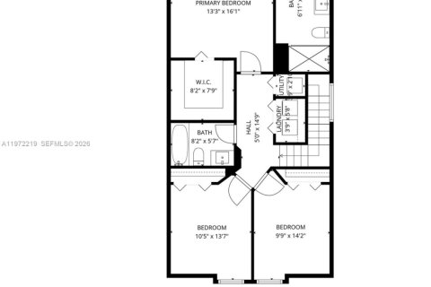 Townhouse in Miami, Florida 3 bedrooms, 158.03 sq.m. № 2033782 - photo 19