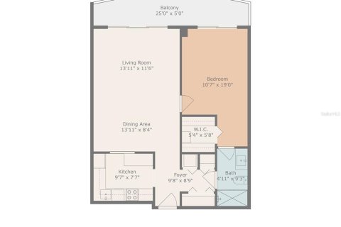 Condo in Saint Petersburg, Florida, 1 bedroom  № 1666876 - photo 23