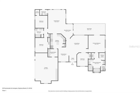 Villa ou maison à vendre à Daytona Beach, Floride: 4 chambres, 224.08 m2 № 1551324 - photo 2