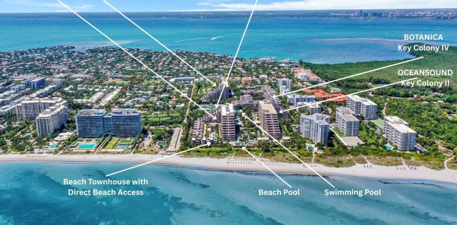 Adosado en Key Biscayne, Florida 4 dormitorios, 285.67 m2 № 2034143