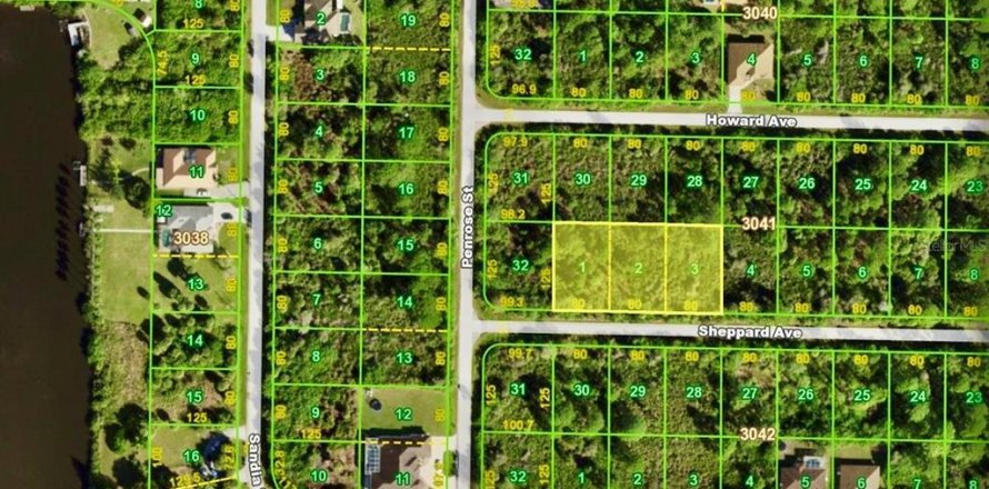 Land in Port Charlotte, Florida № 1837081