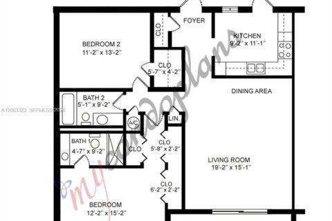Condo in Hallandale Beach, Florida, 2 bedrooms № 2265325 - photo 9