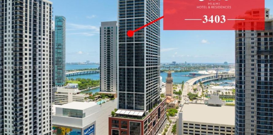 Condominio en Miami, Florida, 1 dormitorio № 1685995