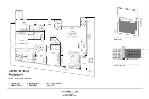 Copropriété à vendre à Clearwater, Floride: 4 chambres, 262.08 m2 № 2415169 - photo 3