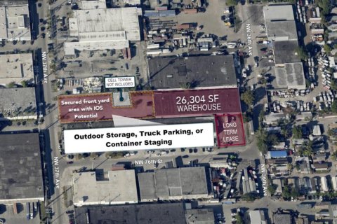 Propiedad comercial en venta en Miami, Florida № 2077213 - foto 1
