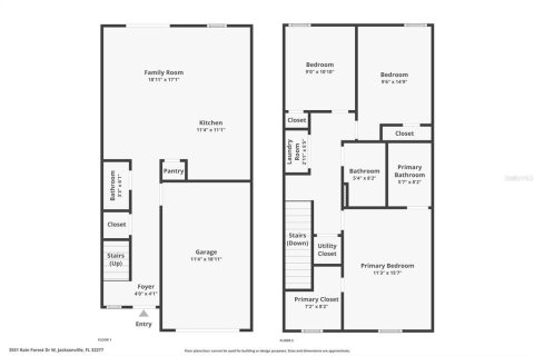 Touwnhouse à vendre à Jacksonville, Floride: 3 chambres, 121.89 m2 № 2226077 - photo 27