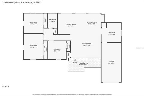 House in Port Charlotte, Florida 3 bedrooms, 111.02 sq.m. № 2152314 - photo 27