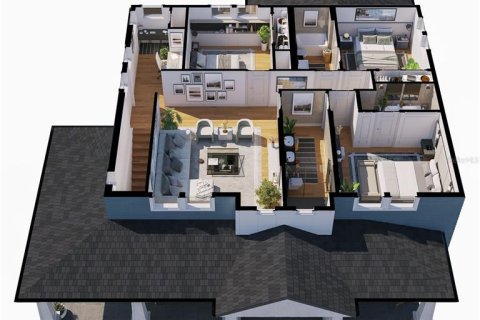 House in Tampa, Florida 4 bedrooms, 278.71 sq.m. № 2318506 - photo 4