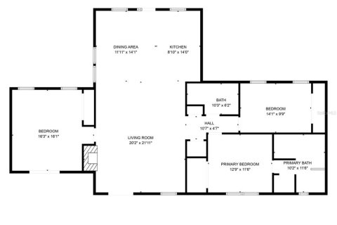 Casa en venta en Keystone Heights, Florida, 3 dormitorios, 157 m2 № 1821372 - foto 27