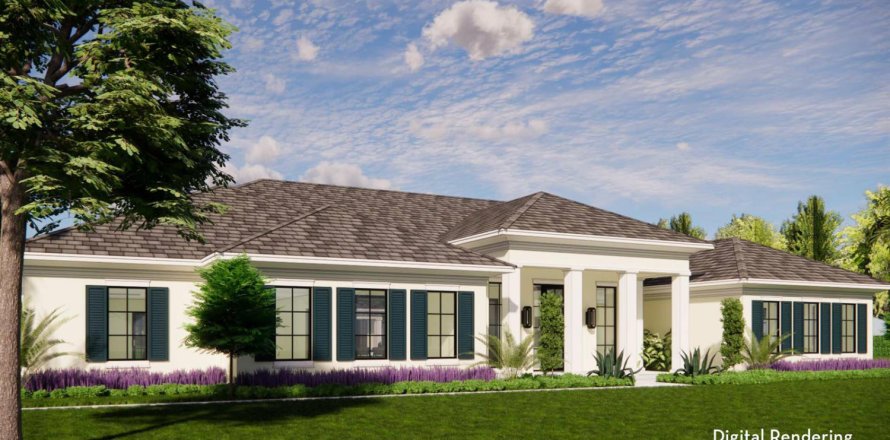 House in Palm Beach Gardens, Florida 5 bedrooms, 490.71 sq.m. № 2253579