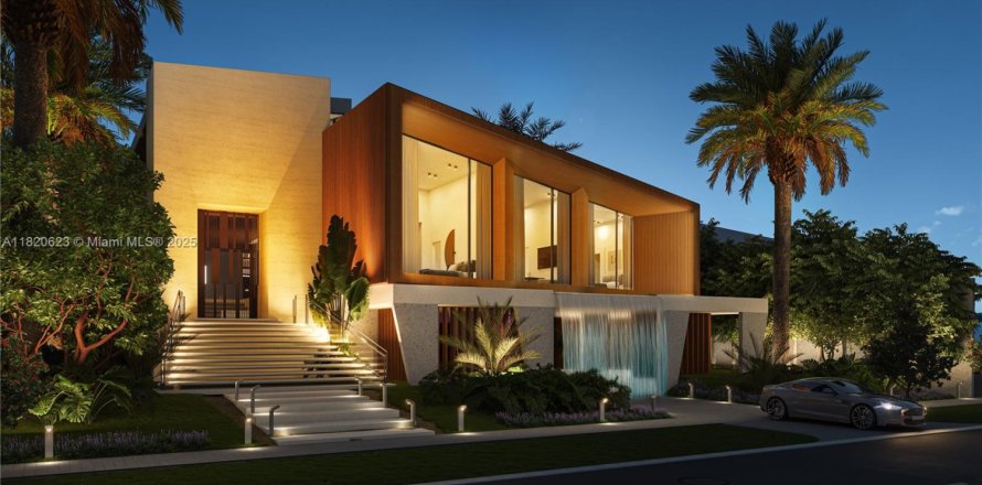 House in Miami Beach, Florida 7 bedrooms, 952.25 sq.m. № 1961656