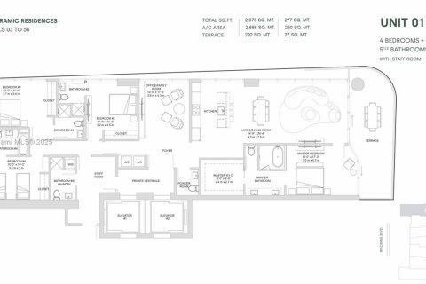 Copropriété à vendre à Miami, Floride: 3 chambres, 153.1 m2 № 1963107 - photo 28