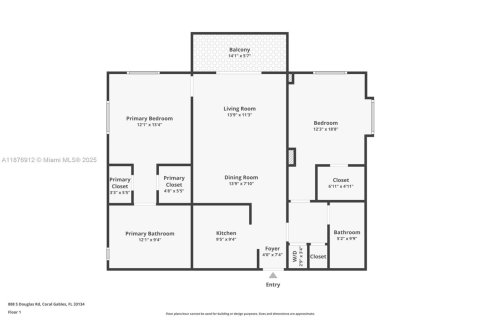 Condo in Coral Gables, Florida, 2 bedrooms  № 1927744 - photo 3