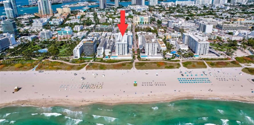 Кондоминиум с 1 спальней в Майами-Бич, Флорида № 1924159