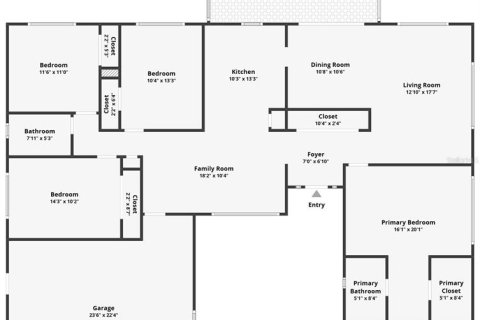 Casa en venta en Orlando, Florida, 4 dormitorios, 167.41 m2 № 1899284 - foto 8