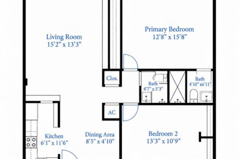 Copropriété à vendre à Palm Beach, Floride: 2 chambres, 91.97 m2 № 2394757 - photo 25