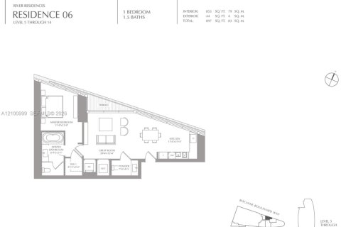 Condo in Miami, Florida, 1 bedroom № 2401320 - photo 9