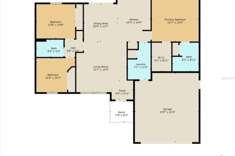 Villa ou maison à vendre à Citrus Springs, Floride: 3 chambres, 136.75 m2 № 1827030 - photo 29