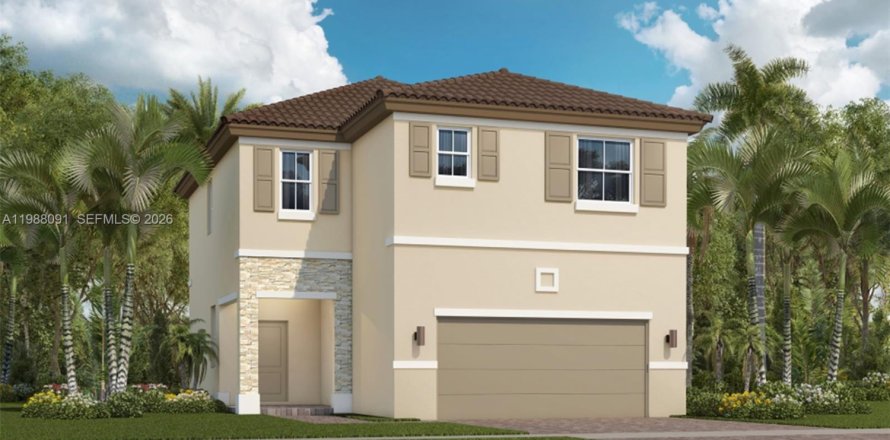 Дом в Хомстед, Флорида 4 спальни, 174.19м2 № 2048811