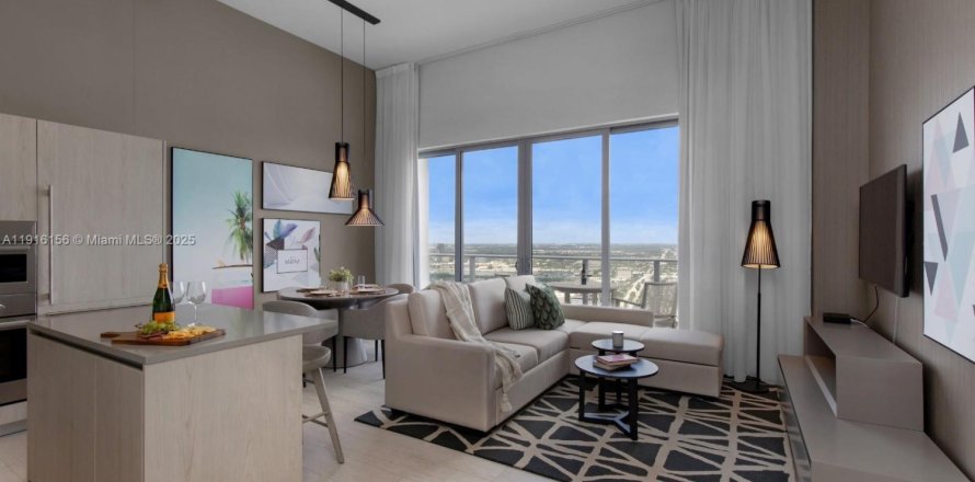 Condominio en Hollywood, Florida, 1 dormitorio  № 1971039