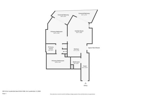 Condo in Fort Lauderdale, Florida, 1 bedroom  № 2422617 - photo 7