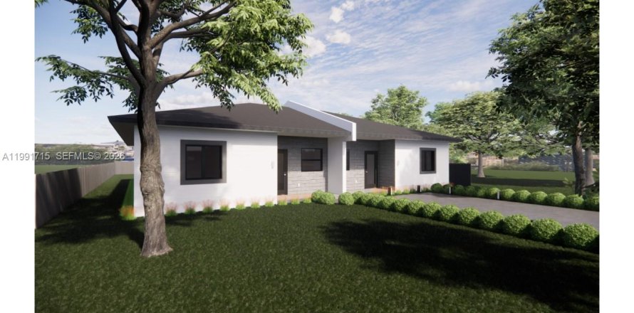 House in North Miami Beach, Florida 4 bedrooms, 167.22 sq.m. № 2056060