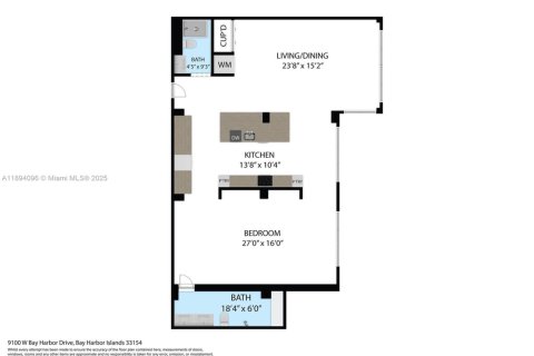 Condominio en venta en Bay Harbor Islands, Florida, 1 dormitorio, 106.84 m2 № 1945755 - foto 7