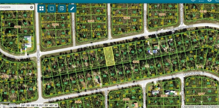 Land in Punta Gorda, Florida № 2160118