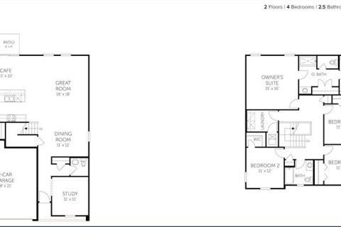 House in Orange Park, Florida 4 bedrooms, 226.31 sq.m. № 2230452 - photo 2