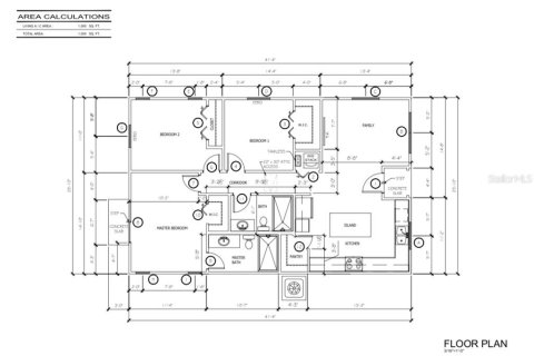 House in Lake Panasoffkee, Florida 3 bedrooms, 97.55 sq.m. № 1609561 - photo 5
