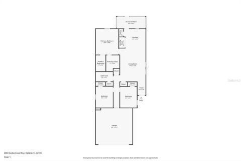 Купить виллу или дом в Деланд, Флорида 8 комнат, 109.07м2, № 2195822 - фото 2