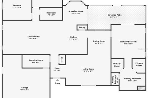 House in Lakeland, Florida 3 bedrooms, 182.46 sq.m. № 2123716 - photo 2