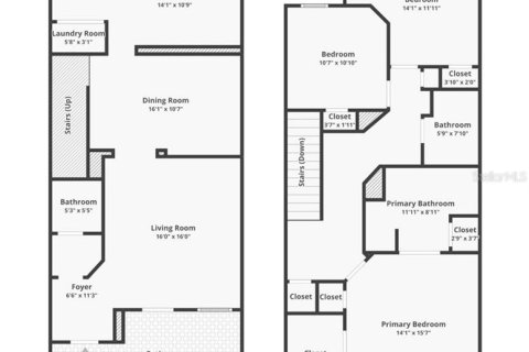 Townhouse in Tampa, Florida 3 bedrooms, 169.08 sq.m. № 2237638 - photo 19