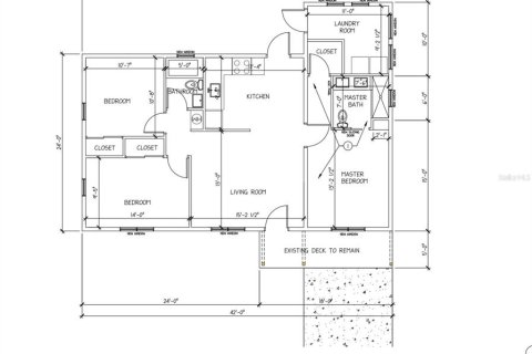House in New Port Richey, Florida 2 bedrooms, 88.07 sq.m. № 1900706 - photo 2