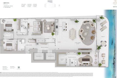 Купить кондоминиум в Майами, Флорида 4 спальни, № 2012470 - фото 2