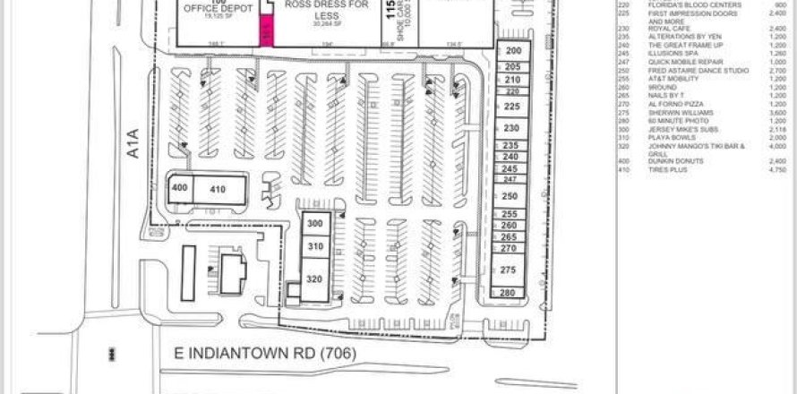 Магазин в Юпитер, Флорида № 1152127