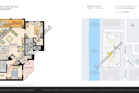 Copropriété à louer à Sunrise, Floride: 2 chambres, 107.67 m2 № 1999197 - photo 21