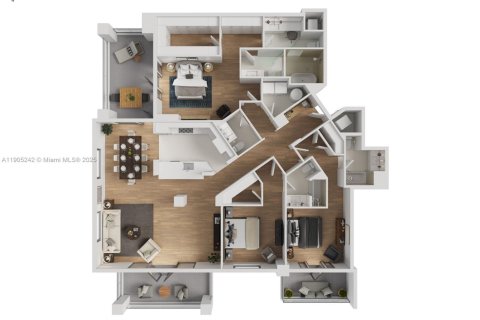 Apartment in Coral Gables, Florida 3 bedrooms, 207.64 sq.m. № 1955910 - photo 23