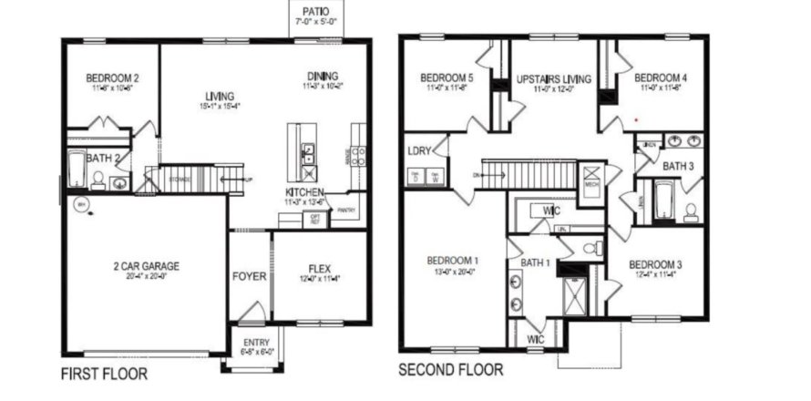 Villa ou maison à Eden Hills by D.R. Horton à Lake Alfred, Floride 5 pièces, 242 m2 № 353482