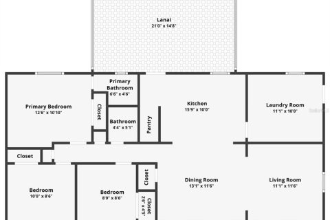 Купить виллу или дом в Инвернесс, Флорида 3 комнаты, 107.02м2, № 2102457 - фото 26