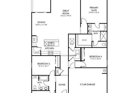 House in Palm Coast, Florida 4 bedrooms, 168.8 sq.m. № 1805011 - photo 1