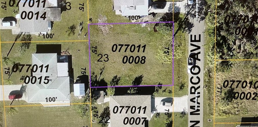 Land in North Port, Florida № 1017304