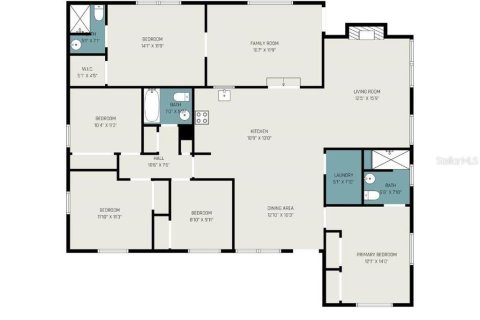 House in Saint Petersburg, Florida 5 bedrooms, 171.87 sq.m. № 1665703 - photo 28