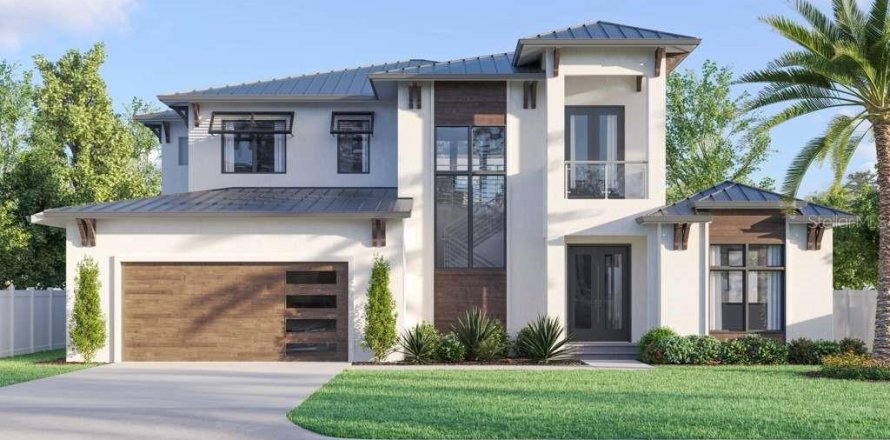 House in Tampa, Florida 5 bedrooms, 414.16 sq.m. № 2431163