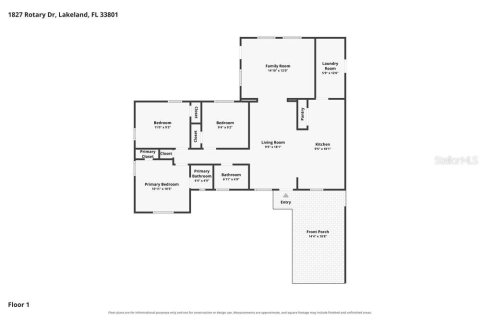 Villa ou maison à louer à Lakeland, Floride: 3 chambres, 93.37 m2 № 2381361 - photo 2