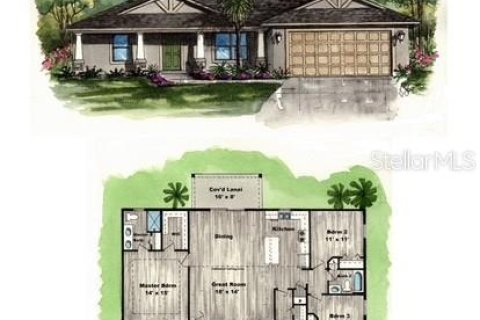 House in Dunnellon, Florida 3 bedrooms, 147.25 sq.m. № 1807405 - photo 2
