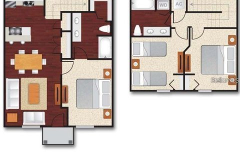 Touwnhouse à louer à Kissimmee, Floride: 3 chambres, 120.77 m2 № 2354320 - photo 30